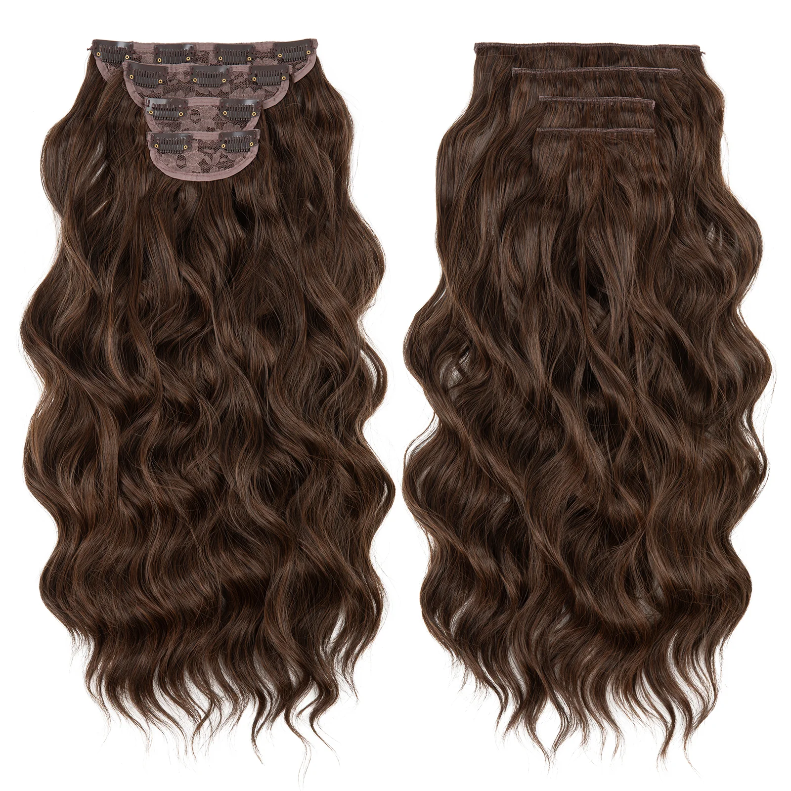 4 teiliges - Clip-in Extensions | 55cm - 190g - Image 19