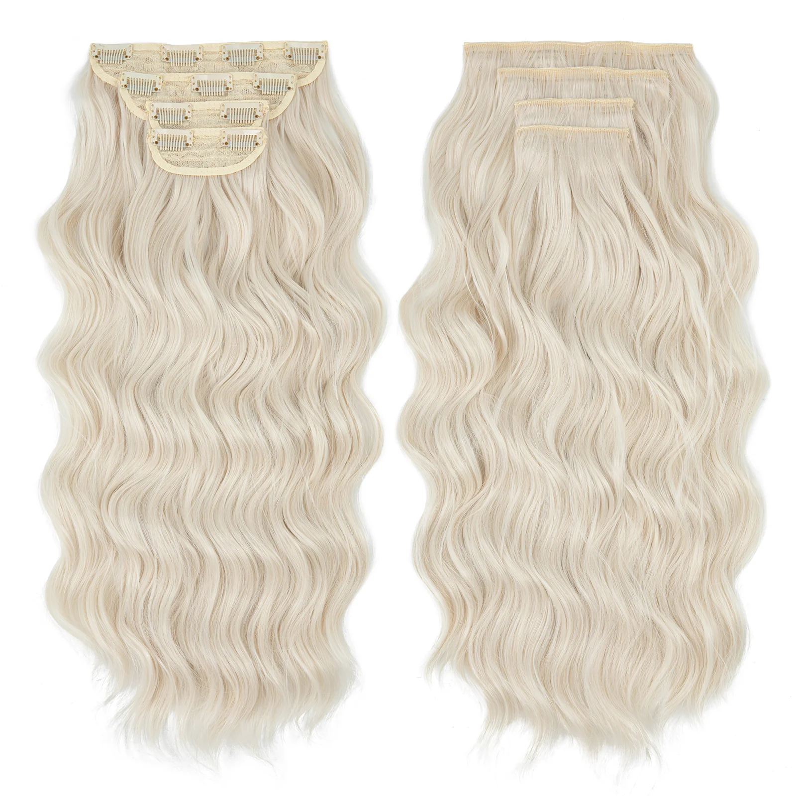 4 teiliges - Clip-in Extensions | 55cm - 190g - Image 24