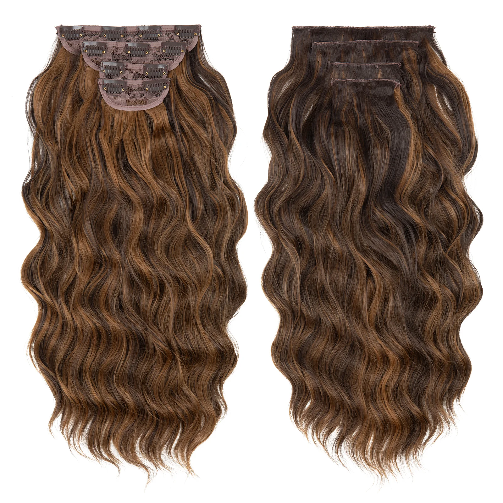 4 teiliges - Clip-in Extensions | 55cm - 190g - Image 25