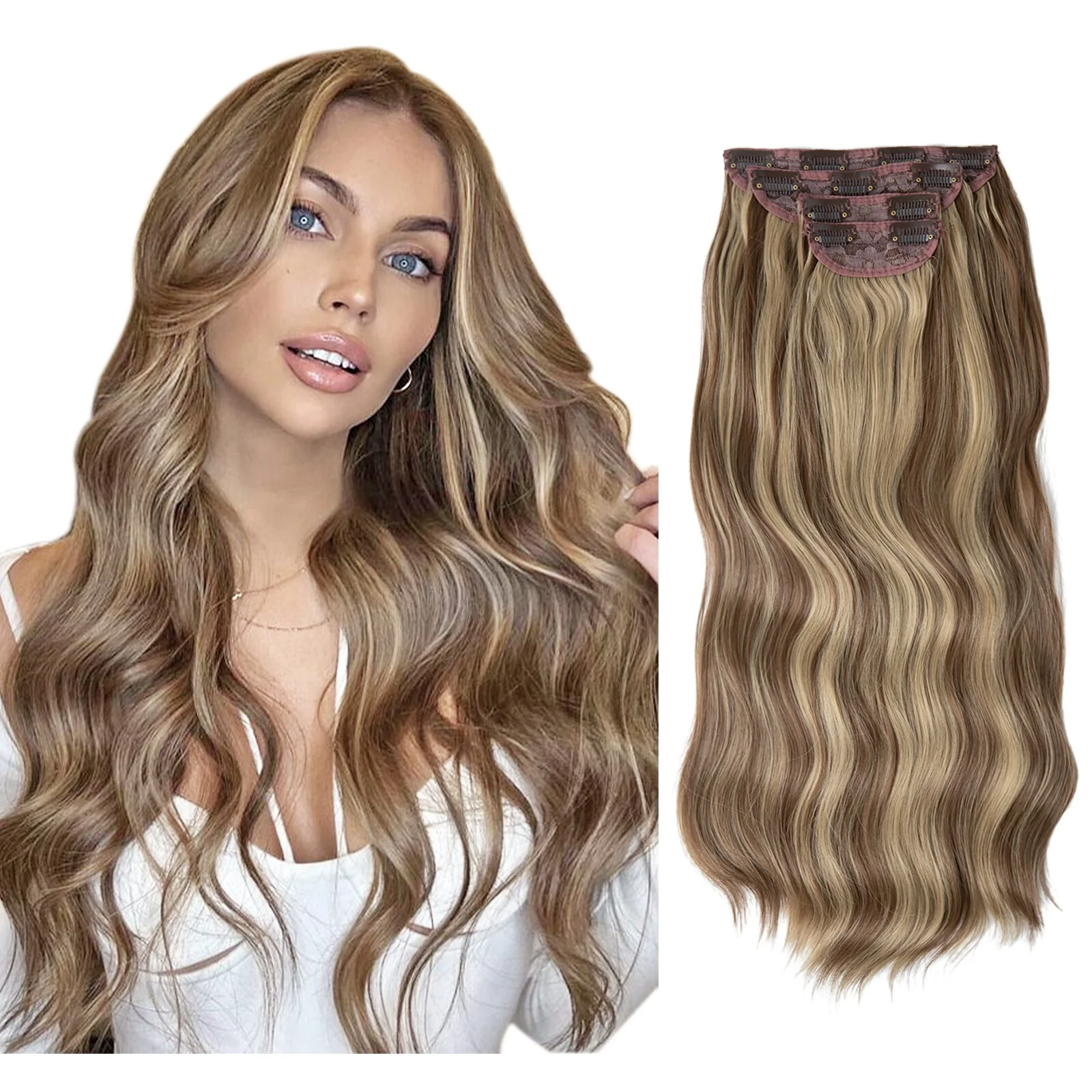 4 teiliges - Clip-in Extensions | 55cm - 190g - Deals - Image 7